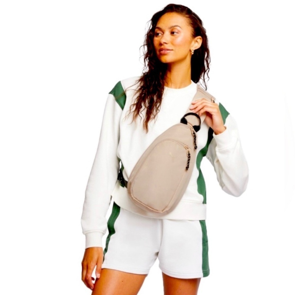 Puma NWT Evercat Myriad Slingback Light Beige Cross Body Back Pack Purse Unisex